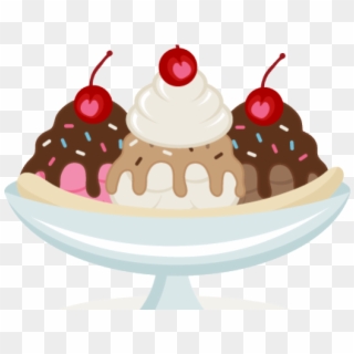 Ice Cream Sundae Clipart Png, Transparent Png