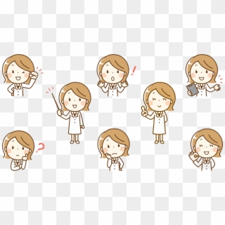 This Free Icons Png Design Of Female Healthcare Worker - Healthcare Worker Clipart, Transparent Png