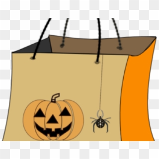 Trick Or Treat Clipart Halloween Candy Bag, HD Png Download