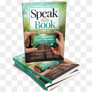 Speak Your Book Stack 3d - Flyer, HD Png Download