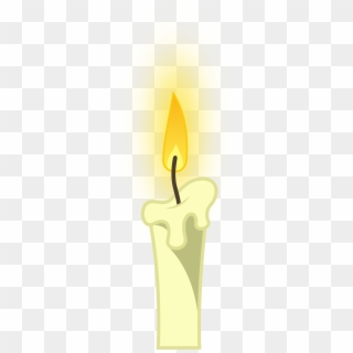 Candles Clipart Vector - White Candle Clip Art, HD Png Download