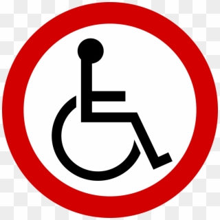 Ireland Road Sign - Handicap Sign On Bus, HD Png Download