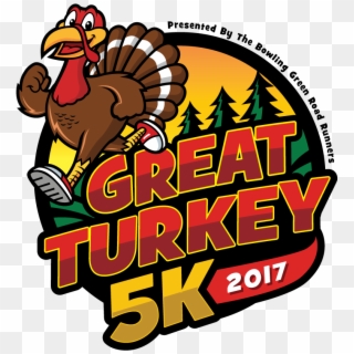 31st Annual Great Turkey 5k - Cartoon, HD Png Download