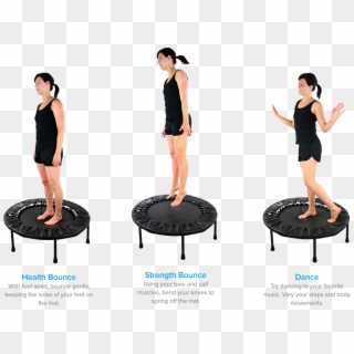 Row1v2 - Exercises On Mini Trampoline, HD Png Download