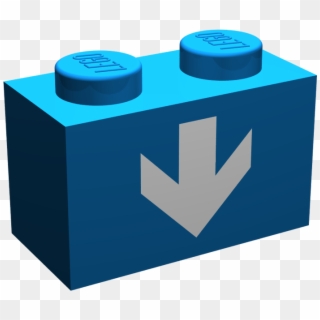 Blue Lego Brick Clip Art - Lego Brick Blue, HD Png Download