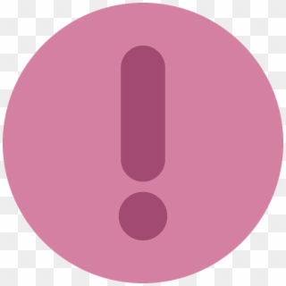 Exclamation Point, Exclamation Mark, Attention, Problem - Snapchat Icon Pink Png, Transparent Png
