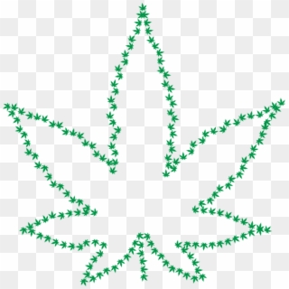 Marijuana, Drugs, Cannabis, Drug, Hemp, Leaf, Plant - Marijuana Leaf Outline, HD Png Download