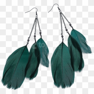 Free Png Download Feather Earrings Png Images Background - Feather Earrings Png, Transparent Png