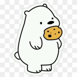#kawaii #cute #eating #bear #webarebears #webtoon #cartoon - Kawaii We Bare Bears, HD Png Download