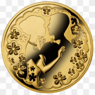 Free Png Gold Plate Png Png Image With Transparent - Silver Coin For Marriage Design, Png Download