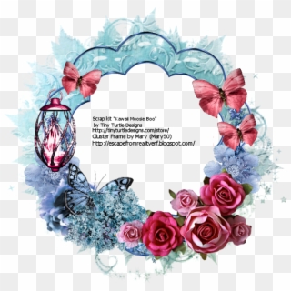 And Here Is A Sample Of A Tag Made Using The Frame - Garden Roses, HD Png Download
