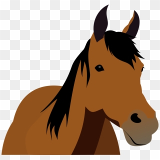 Stallion Mustang Friesian Horse Mare Equestrian - Horse Front View Cartoon, HD Png Download