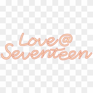 Love @ Seventeen - Calligraphy, HD Png Download