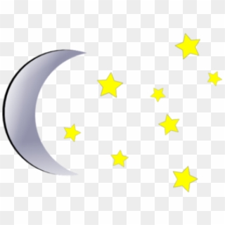 Moon And Stars Clip Art Png, Transparent Png
