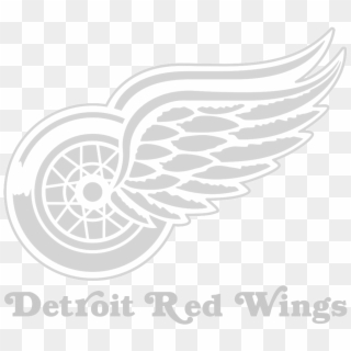 Detroit Red Wings Grey - Detroit Red Wings Logo Transparent, HD Png Download