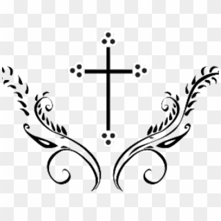 Holy Cross Black And White, HD Png Download