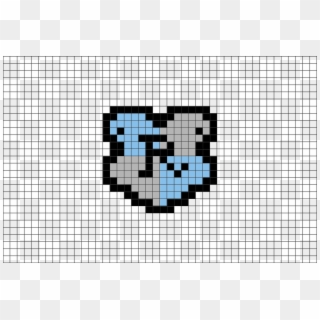 Hogwarts Ravenclaw House Crest Pixel Art From Brikbook, HD Png Download