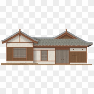 1224 X 484 4 - Korean Traditional House Vector, HD Png Download