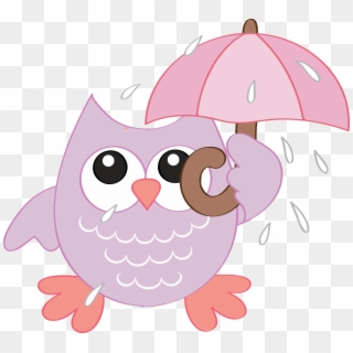 Owl Applique, Applique Quilts, Owl Artwork, Owl Quotes, - Owl With Umbrella Clipart, HD Png Download