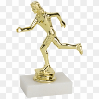 Female Participation Trophy For Running Events - Trophy, HD Png Download