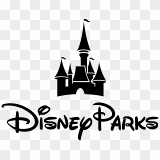 Png Black And White Download Free Disneys Icons Encode - Disney Parks Logo Png, Transparent Png