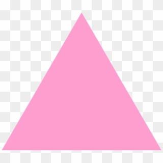 Triangle Transparent Translucent - Pink Triangle Transparent, HD Png Download
