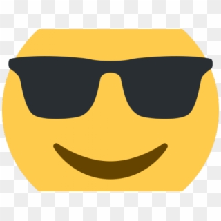 Sunglasses Emoji Clipart Emoji W - Smiley, HD Png Download