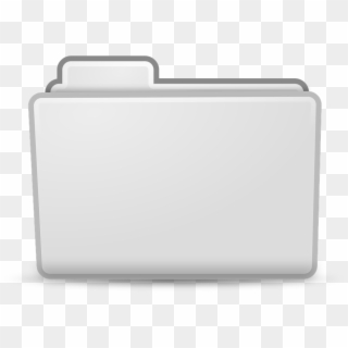 File Folder Png - White File Folder Icon, Transparent Png
