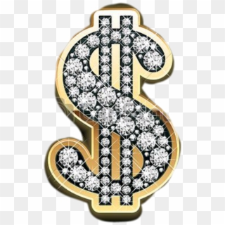 #bling #dollarsign #glitter #jewels #cute #love - Dollar Bling Bling, HD Png Download