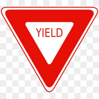 Free Clipart Yield Sign - Clip Art Yield Sign, HD Png Download