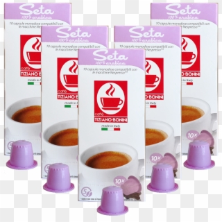 Nespresso Compatible Seta Medium Roast Caffe Bonini - Coffee, HD Png Download