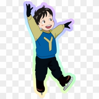 Yuri On Ice Young Yuri Charm - Cartoon, HD Png Download
