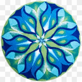 Mandala Silent Glow, Blue-green Mandala Silent Glow, - Green And Blue Mandala Png, Transparent Png