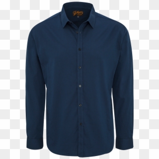 Teal Beckett Dobby Shirt - Dark Blue Dress Shirts, HD Png Download