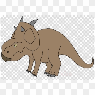 Pachyrhinosaurus Cartoon Clipart Pachyrhinosaurus Brachyceratops - Ice Hockey Puck Vector, HD Png Download