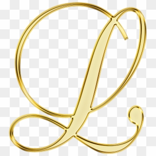 Clipart Transparent Library Letter Words Ftestickers - Letter L In Gold, HD Png Download