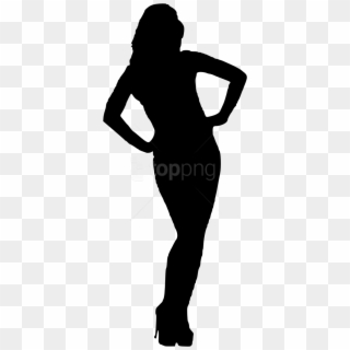 Free Png Woman Silhouette Png Images Transparent - Sexy Lady Silhouette Png, Png Download