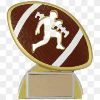 Silhouette Football Resin Trophy - Rugby Trophy Silhouette, HD Png Download