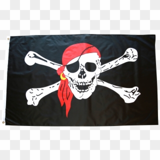 Foot Pirate Flag Double Stitched Jolly Roger Flag With - Pirate, HD Png ...