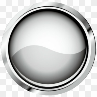 #silver #glitter #round #circle #frame #bored #border - Silver Round Button Png, Transparent Png