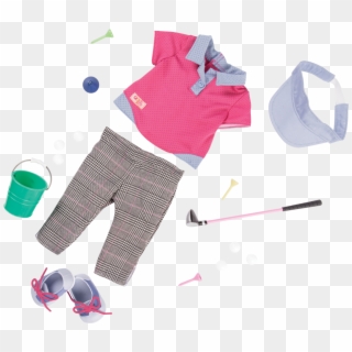 Hole In One Golf Outfit Main - Our Generation Doll Golf, HD Png Download