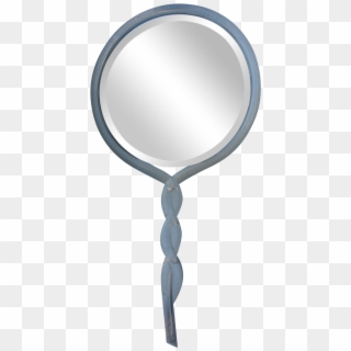 Vintage Lucite Hand Mirror Chairish - Transparent Hand Held Mirror Clipart, HD Png Download