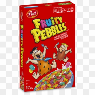 Fruity Pebbles Box - Fruity Pebbles Cereal Box, HD Png Download