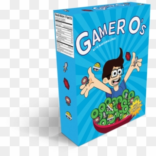 Gamer O's Cereal Box, HD Png Download