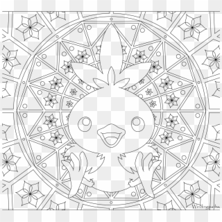 Marvelous Torchic Coloring Page Colouring Pages New - Black And White Arcanine Pokemon, HD Png Download