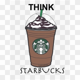 Starbucks Art, Starbucks Emoji, Starbucks Cup Drawing, - Stickers Tumblr Starbucks, HD Png Download