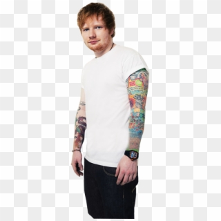 Ed Sheeran And Tattoo Image - Ed Sheeran Shoulder Tattoo, HD Png Download