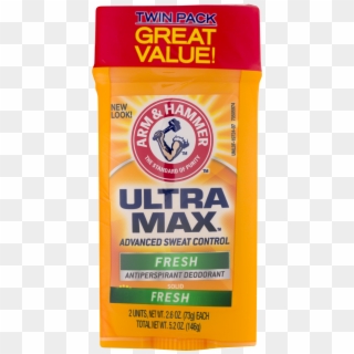 Arm & Hammer Ultra Max Fresh Solid Antiperspirant Deodorant, - Arm And Hammer, HD Png Download