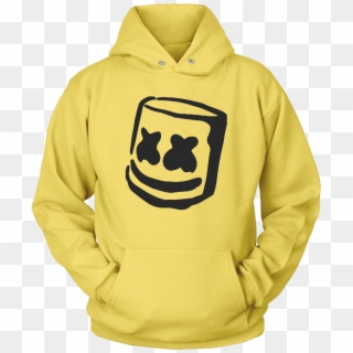 marshmello smile hoodie