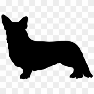 Graphic Royalty Free Download Pembroke Cardigan Dog - Corgi Silhouette Png, Transparent Png